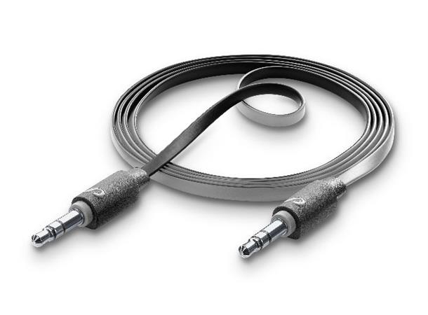 Aux Music, Black 1m lydkabel 3,5 mm